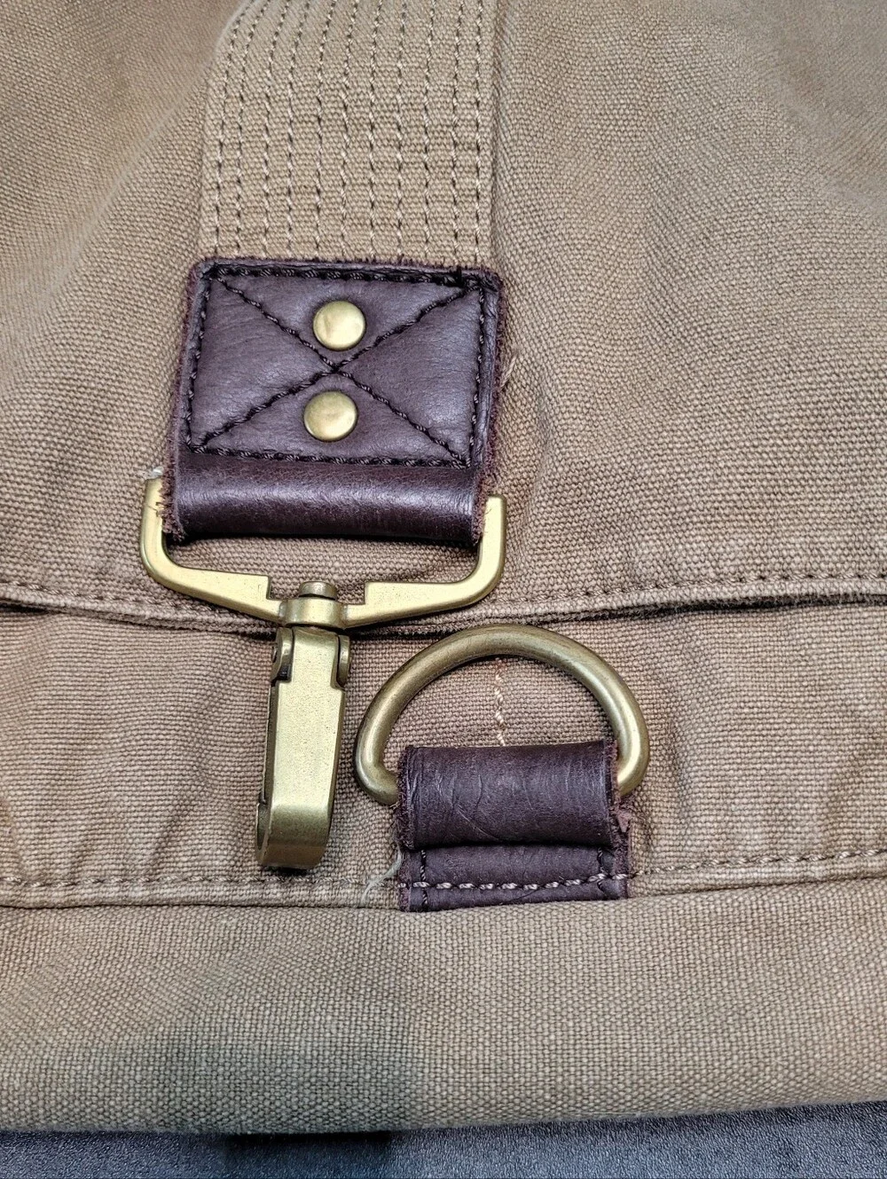 American Eagle Vintage Canvas Utility Messenger Unisex Crossbody Bag